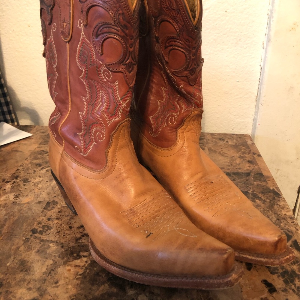 Lightly worn cowboy boots